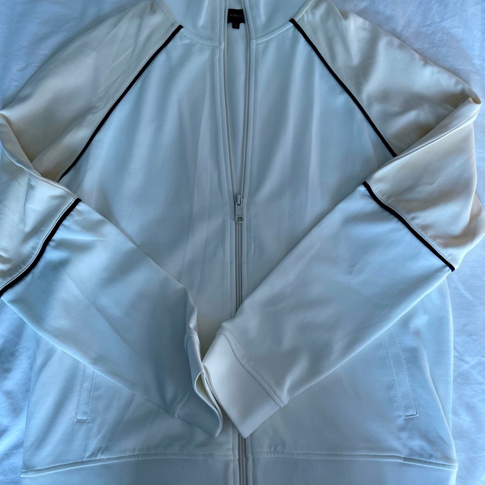 Vince white cardigan new men small